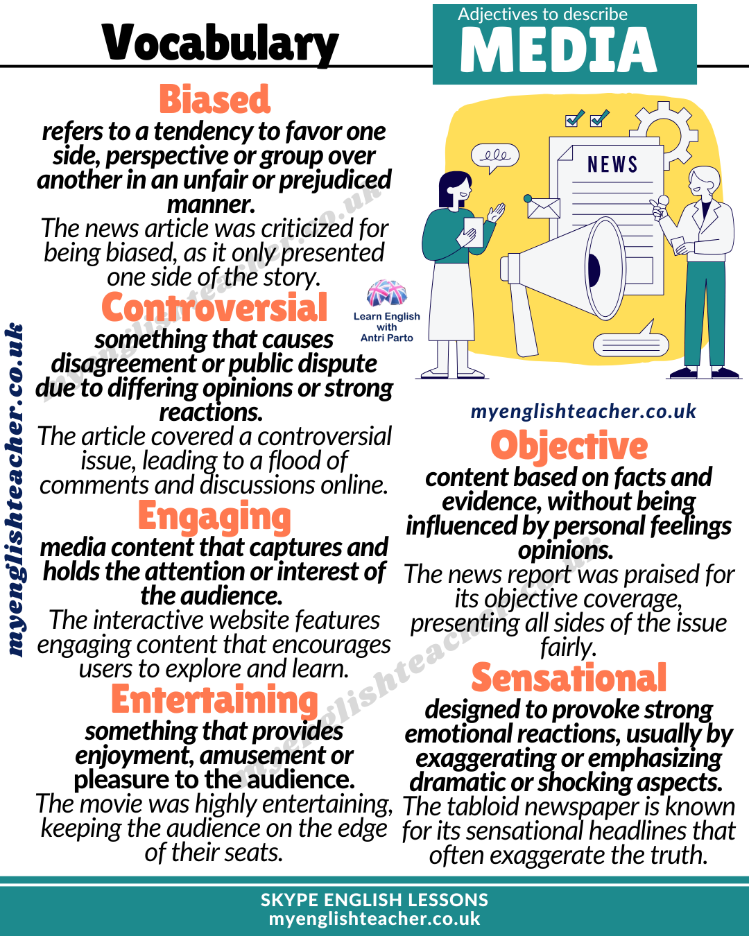 31 Adjectives to Describe Media - My Lingua Academy