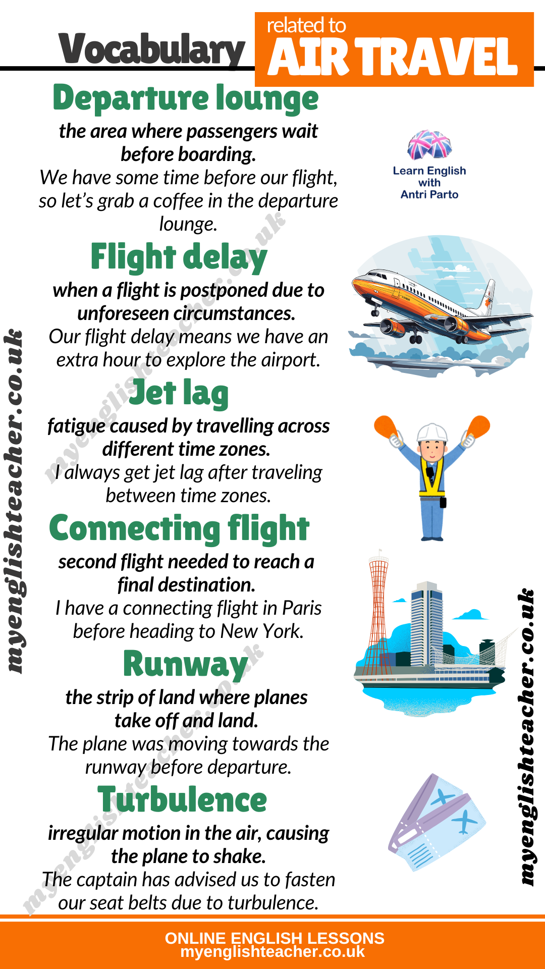 Vocabulary Related to Air Travel - My Lingua Academy