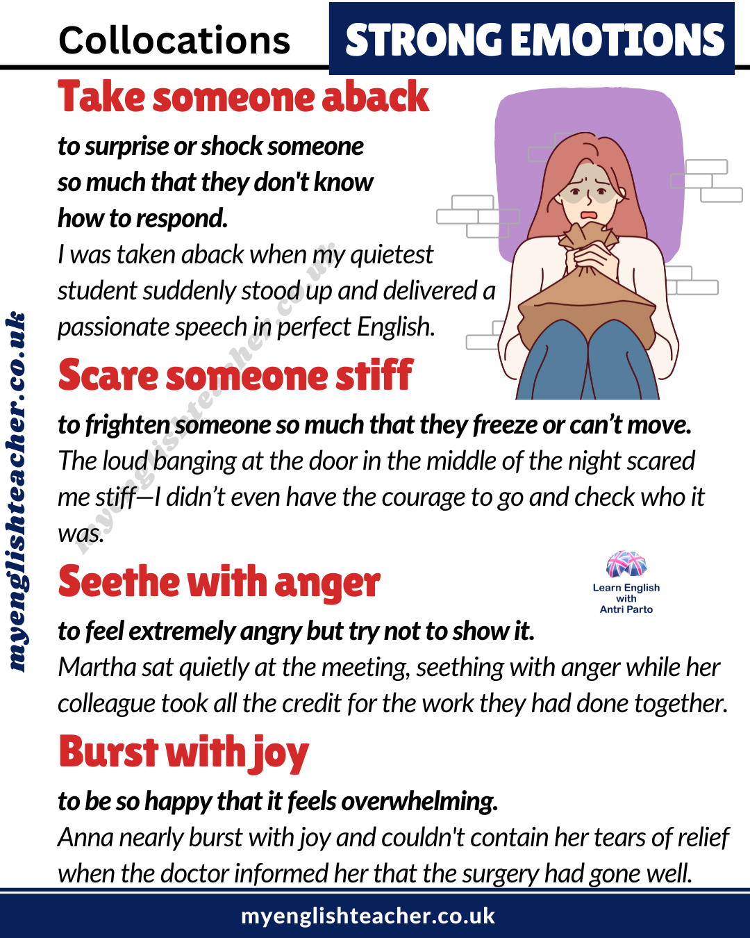 Collocations for Strong Emotions - My Lingua Academy