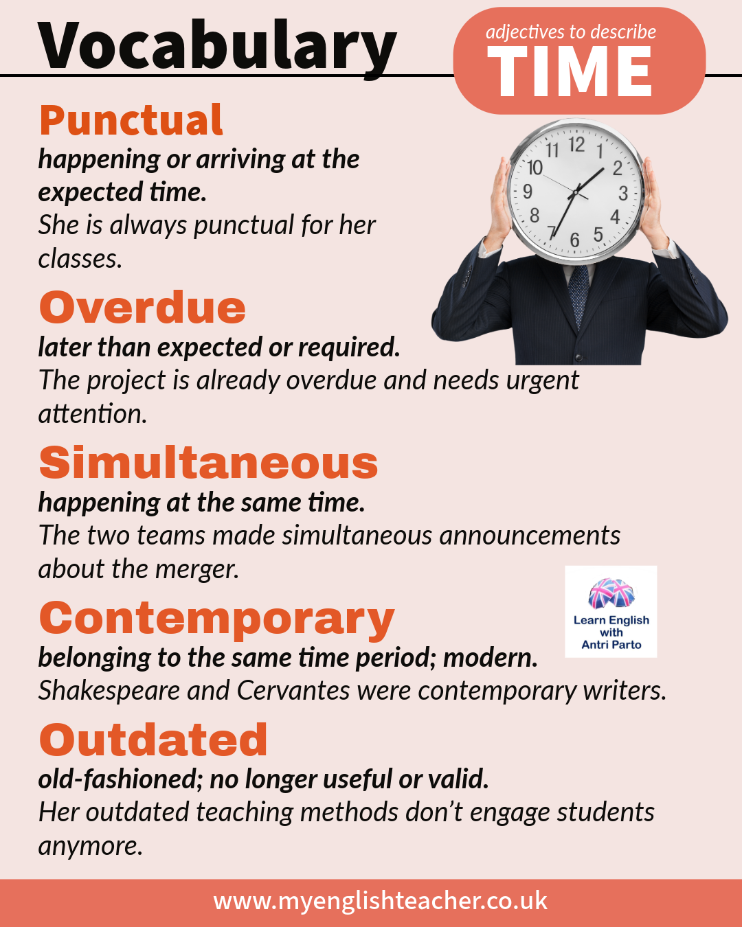 Adjectives to Describe Time - My Lingua Academy