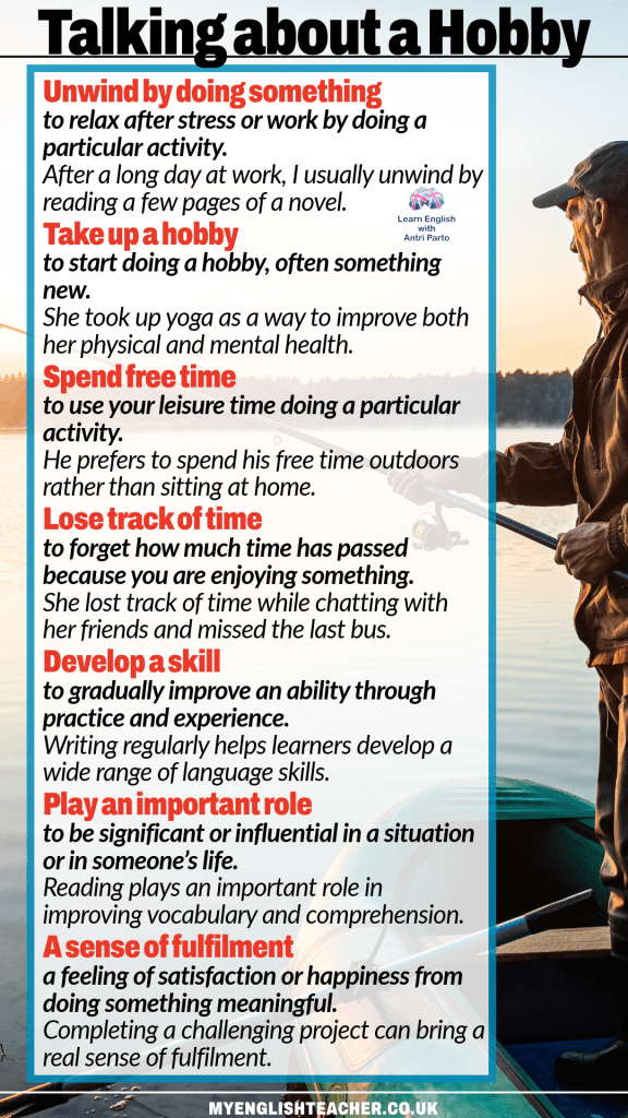 How to Write About a Hobby - My Lingua Academy